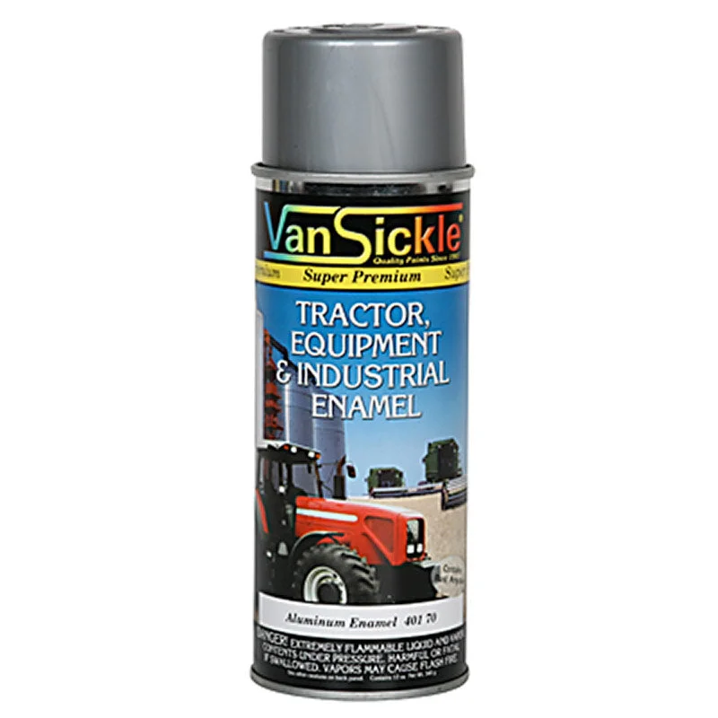 Tractor, Equipment & Industrial Enamel 12oz Spray - Satin Aluminum