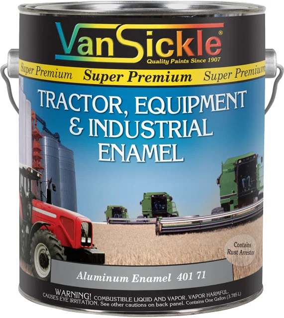 Tractor, Equipment & Industrial Enamel Gal - Satin Aluminum