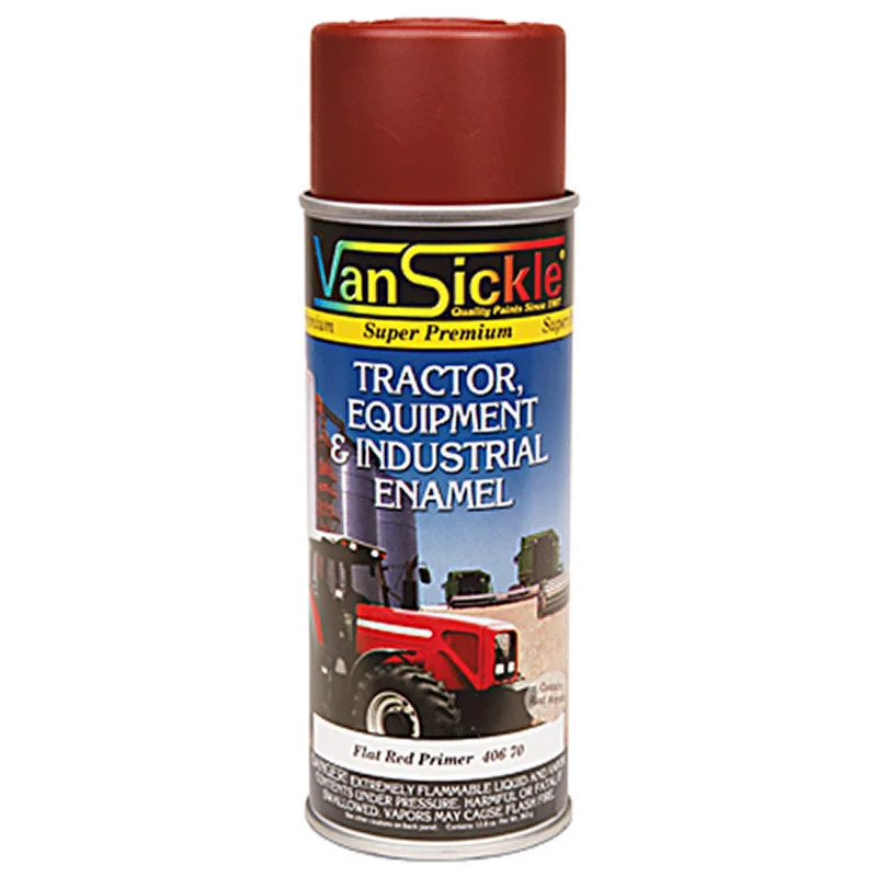 Tractor, Equipment & Industrial Enamel Primer 12oz Spray - Flat Red