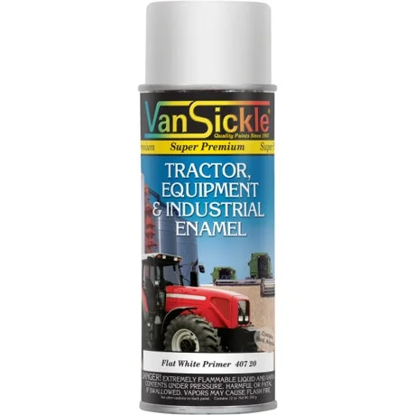 Tractor, Equipment & Industrial Enamel Primer 12oz Spray - Flat White