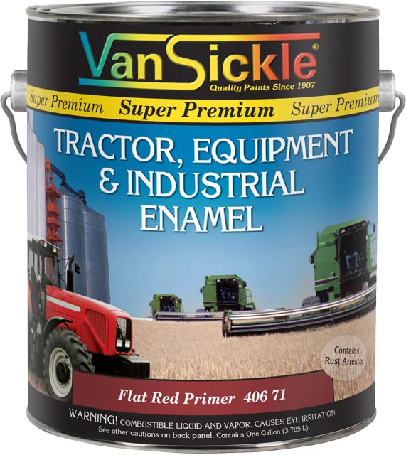 Tractor, Equipment & Industrial Enamel Primer Gal - Flat Red