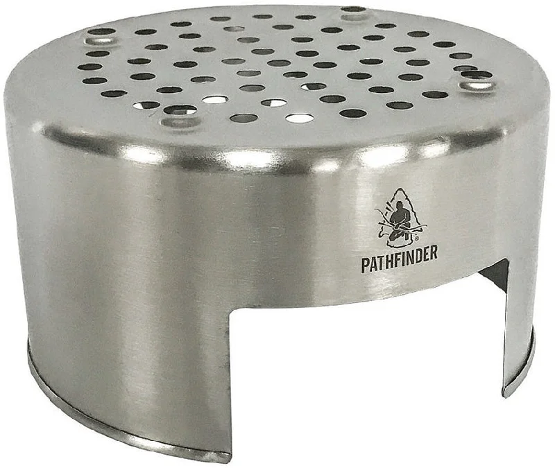 Pathfinder Stainless Stand Alone Outdoor Bush Camping Pot Stove H021