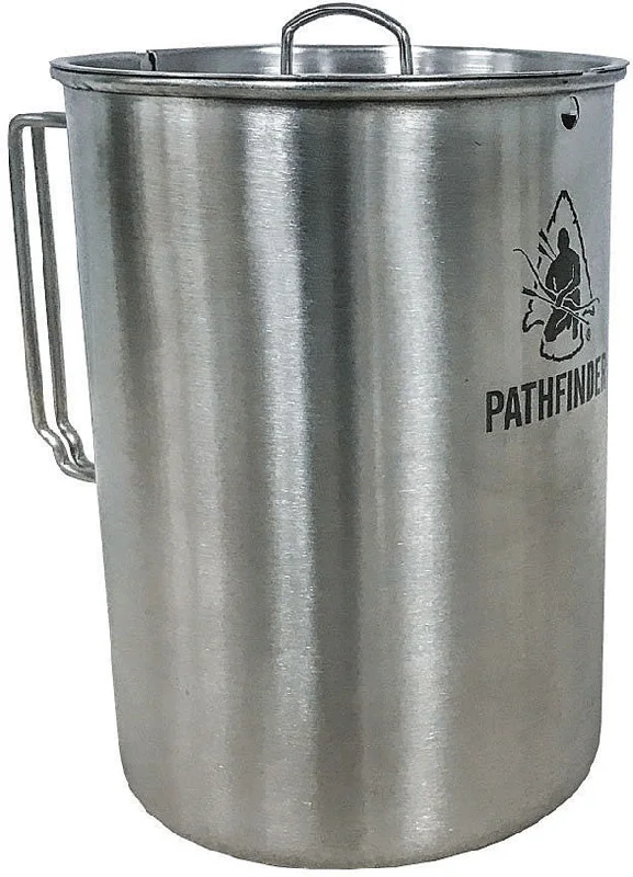 Pathfinder Stainless Steel 48oz Cup and Lid Outdoor Camping & Cooking Set H019