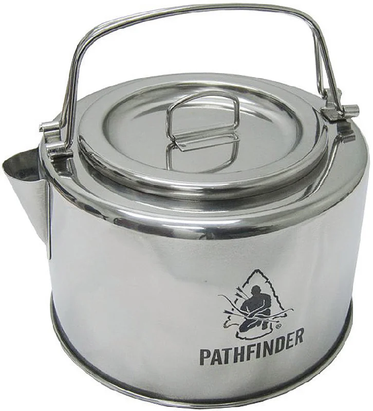 Pathfinder Stainless Steel Camping & Hiking 1.2L Cooking Kettle H024