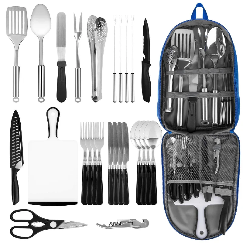 Portable Camping Kitchen Utensil Set