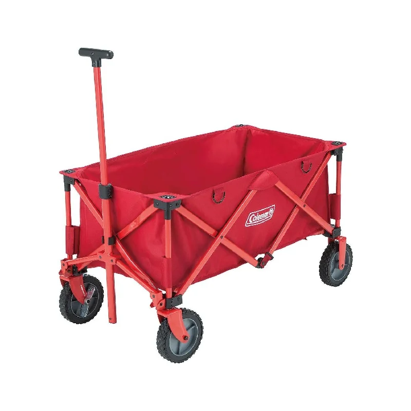 Coleman Camping Wagon 2000035214 Max. 85kg Hand Cart Trolley Red Foldable Garden