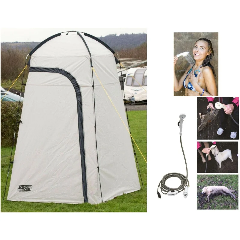 Streetwize 12v Porta Shower Portable 12 volt Camping Caravan & Shower Tent