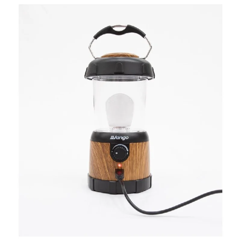 Vango Nova 200 Recharge USB Camping Lantern - Wood Effect